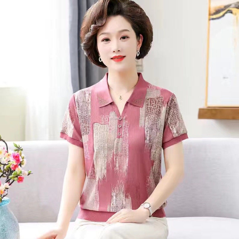 Áo Thun polo Tay Ngắn Dáng Rộng Thời Trang Mùa Hè 2023 Phong Cách Phương Tây Cho Nữ