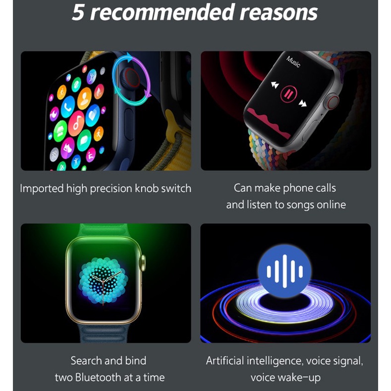 Samsung Đồng Hồ Thông Minh Smart Watch Series 8 Bản Quốc Tế. Màn To Viền Siêu Mỏng Cạnh Vuông Sang Trọng Nghe Gọi | BigBuy360 - bigbuy360.vn