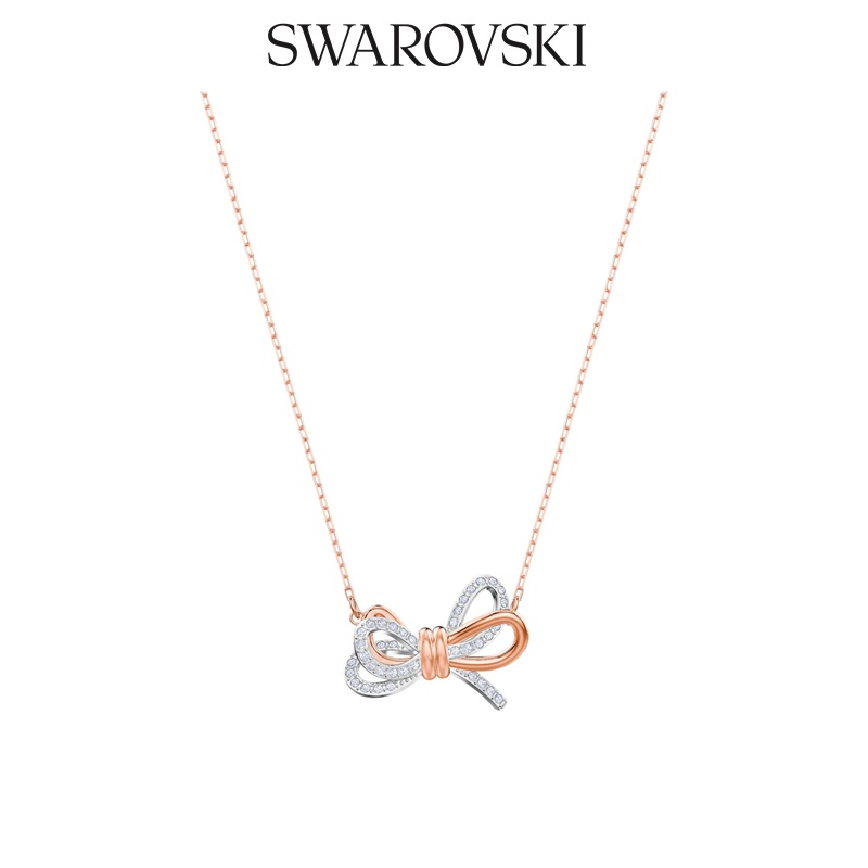 Vòng cổ Mặt Nơ Lấp Lánh Swarovski