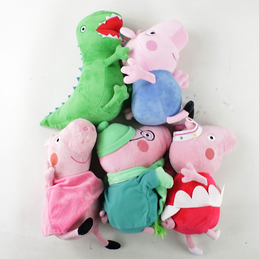 Đồ chơi nhồi bông 5 Kiểu 22-24cm Hình Heo Hoạt Hình Heo Peppa