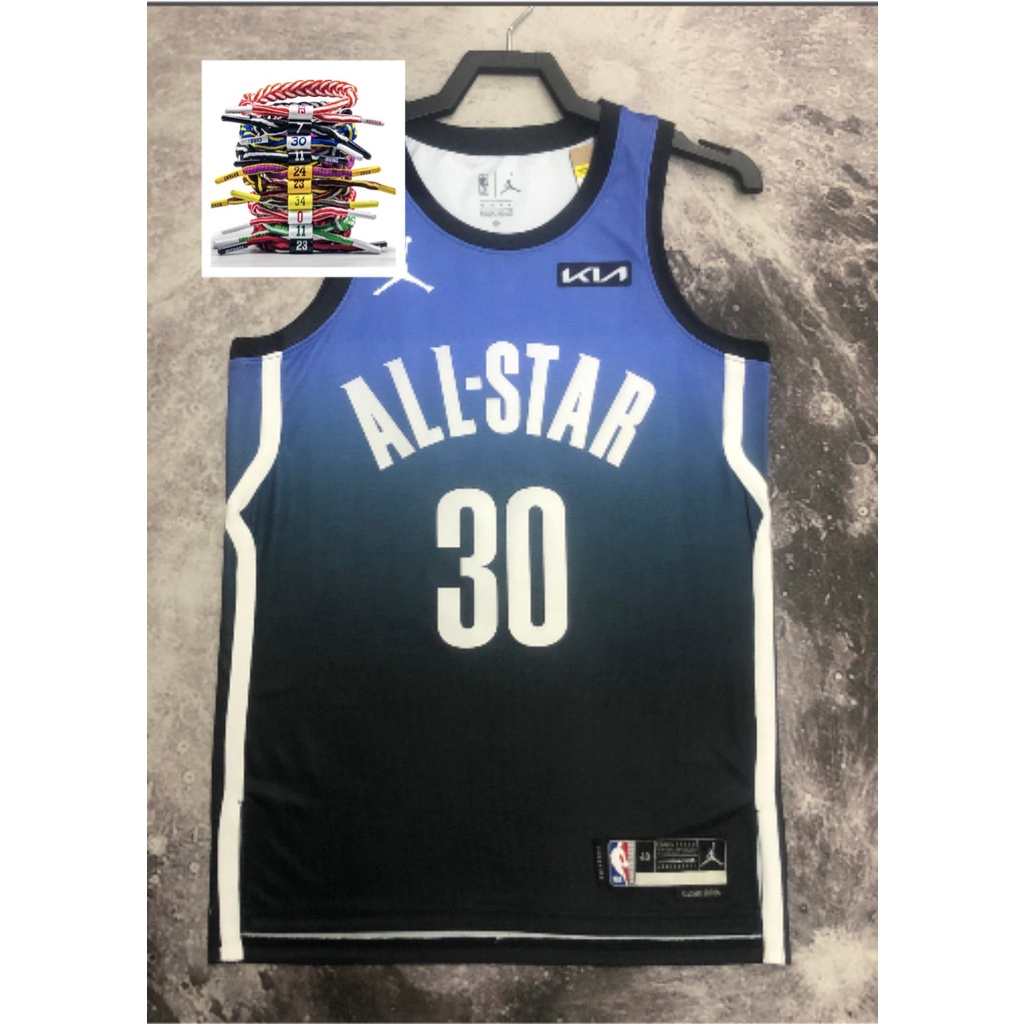 CURRY #30 Bộ Quần Áo Chơi Bóng Rổ 2023 NBA All-Star