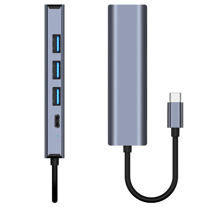 Đế Sạc USB C 3.1 HUB USB 3.0 RJ45 1000M PD 100W HDMI 4K 30HZ Cho Laptop Macbook