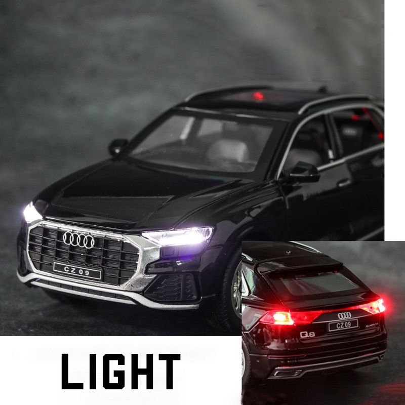 Mô Hình Xe Hơi Audi Q8 Tỉ Lệ 1: 32 Bằng Hợp Kim Có Đèn Và Nhạc Cho Bé Trai
