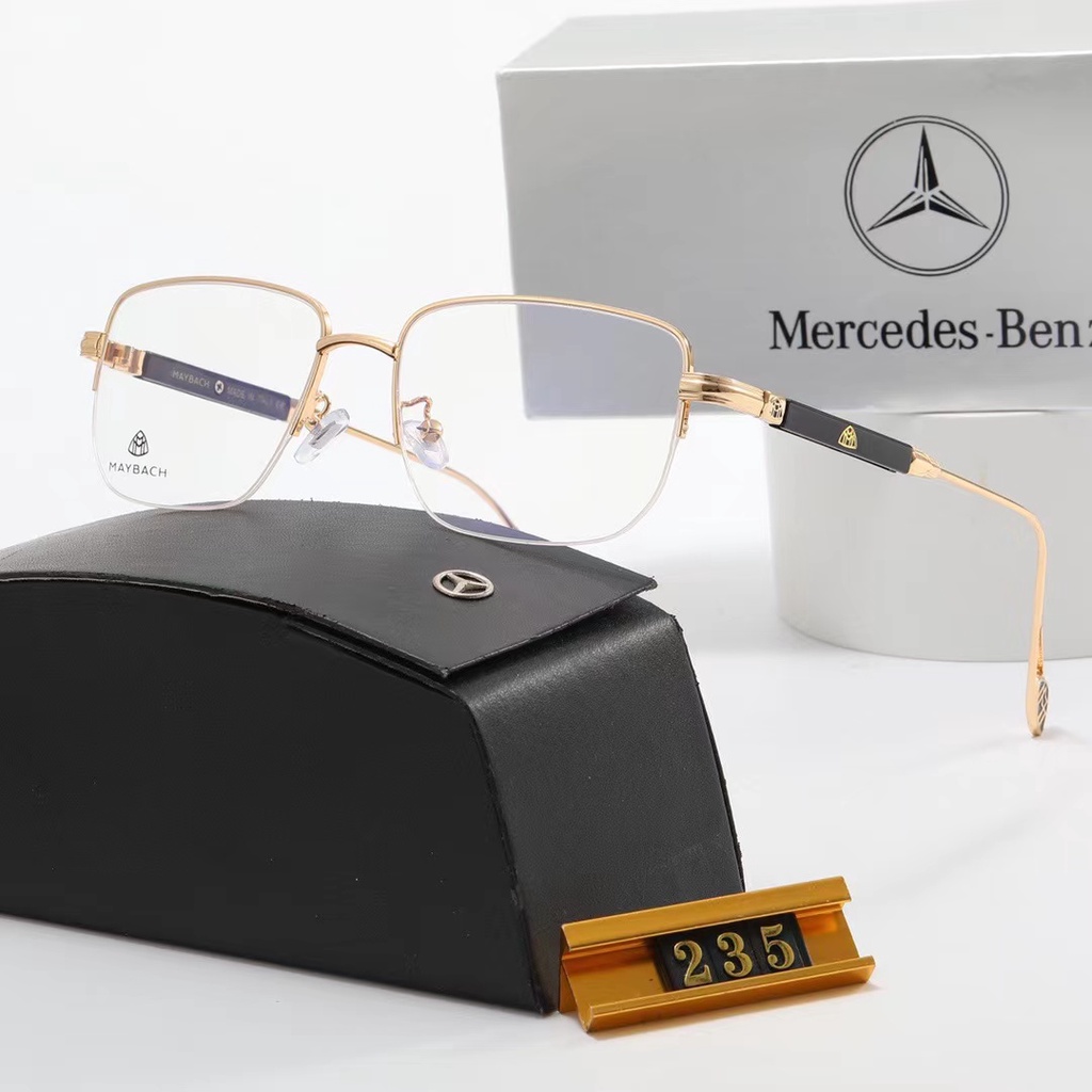 Kính Bảo Hộ Chống Ánh Sáng Xanh Chất Liệu PC Khung Kim Loại Thương Hiệu Ý Cho Xe Hơi Maybach Benz 2023