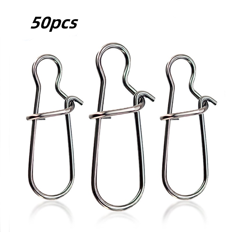 Set 50 / 0-6 - 50 Món Chuyên Dụng Chất Lượng Cao# Khoen Ma Ní Câu Cá Bằng Thép Không Gỉ