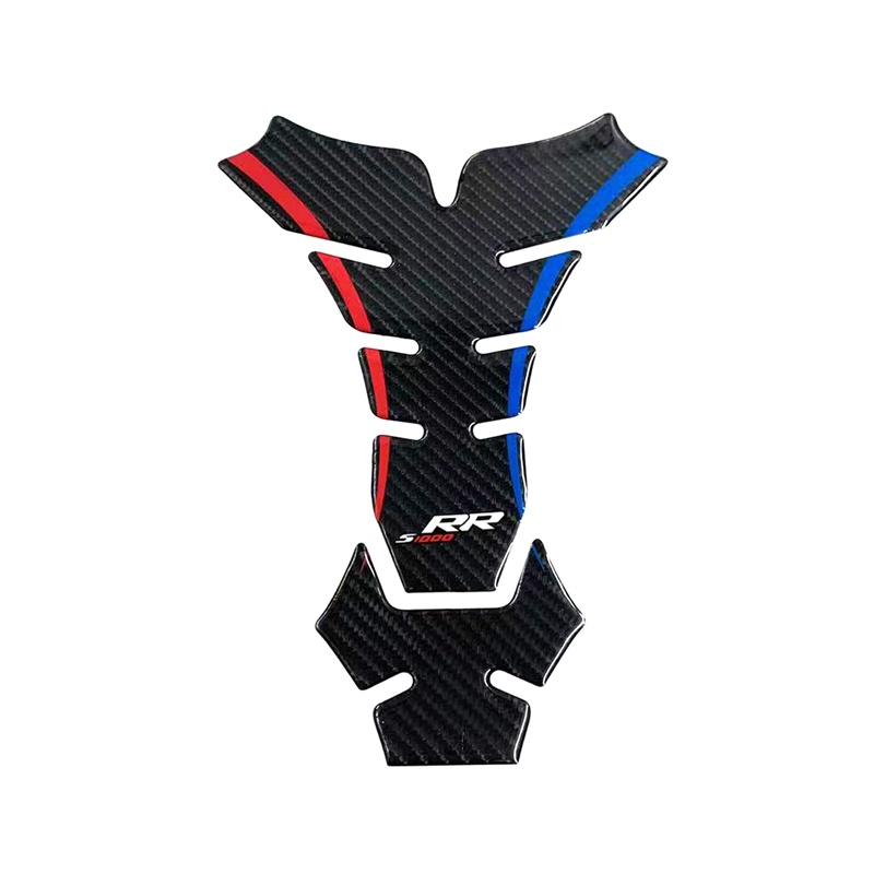 Miếng Dán Trang Trí Nắp Bình Xăng Chống Trầy Hình Xương Cá Bằng Sợi Carbon Phong Cách Mới Dành Cho BMW S1000rr