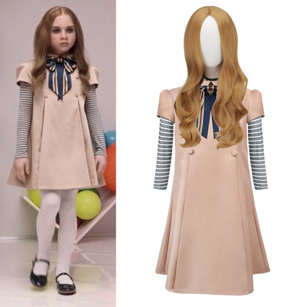 hoá trang halloween/Bộ Trang Phục Hóa Trang Megan cos / Halloween Dành Cho Trẻ Em / Người Lớn M3GAN