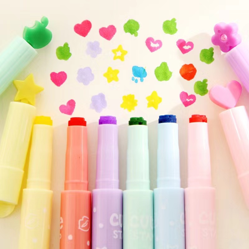 Bút Đánh Dấu Ngòi 0.7mm Họa Tiết Graffiti Dễ Thương