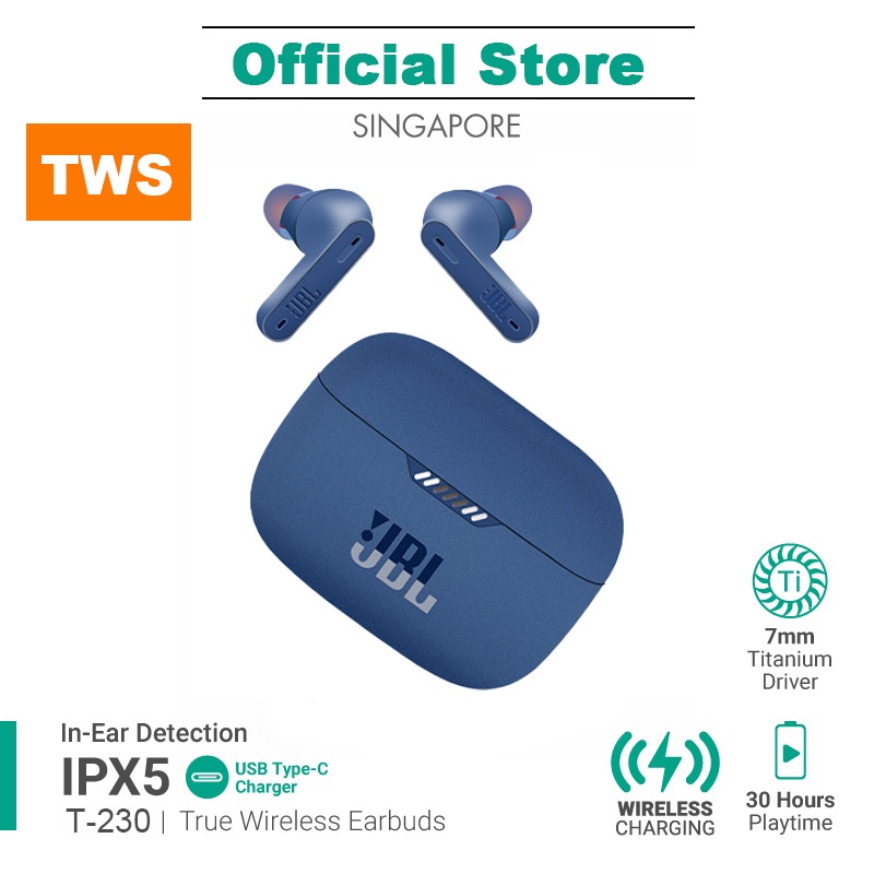 JBL Tai Nghe Nhét Tai Không Dây Chống Ồn Chống Thấm Nước TWS Tune 230NC