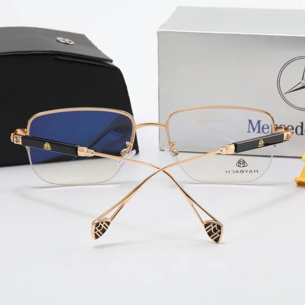 Kính Bảo Hộ Chống Ánh Sáng Xanh Chất Liệu PC Khung Kim Loại Thương Hiệu Ý Cho Xe Hơi Maybach Benz 2023