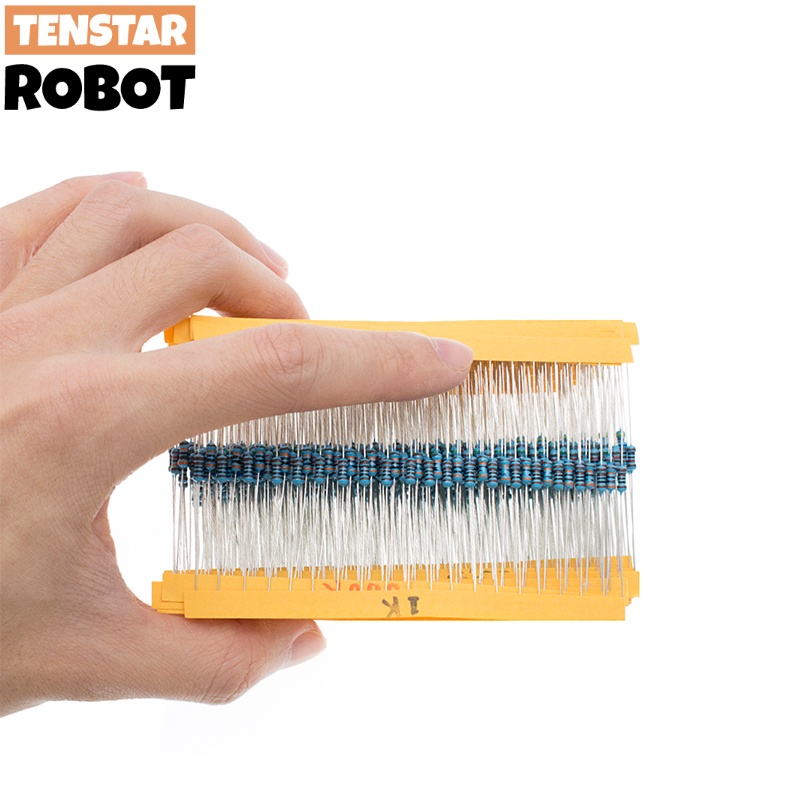 Set 30 Điện Trở 1 / 4W 1% Màng Kim Loại 20 Total 47 / 220 / 1K / 10K / 47K / 68K / 100K / 220K / 1M