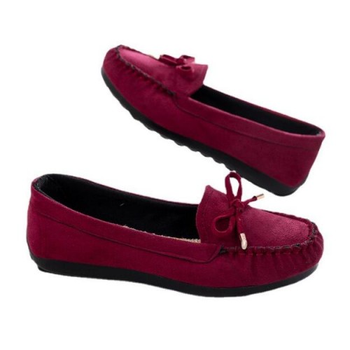 Giày Lười Da Lộn Thời Trang Cho Nữ