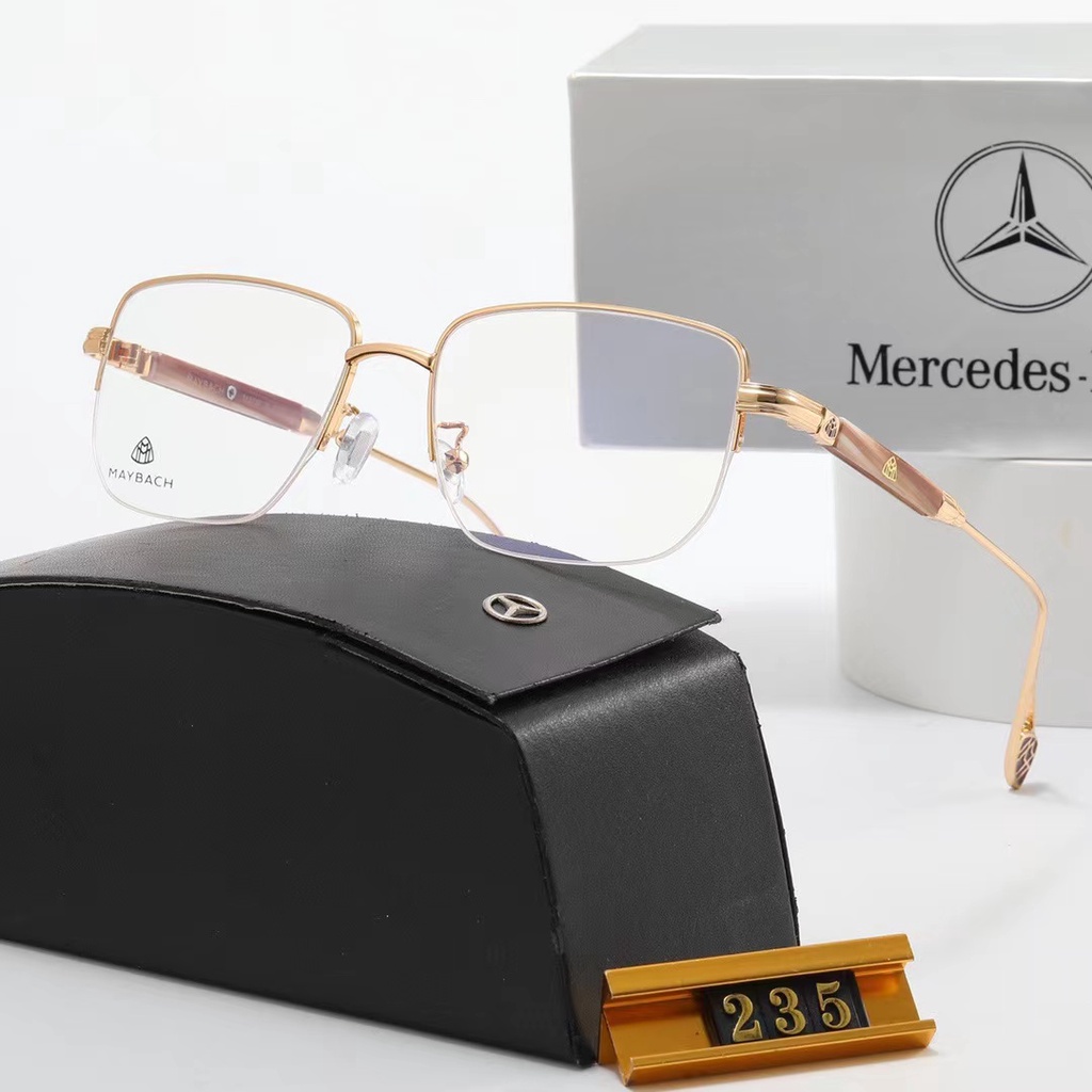 Kính Bảo Hộ Chống Ánh Sáng Xanh Chất Liệu PC Khung Kim Loại Thương Hiệu Ý Cho Xe Hơi Maybach Benz 2023