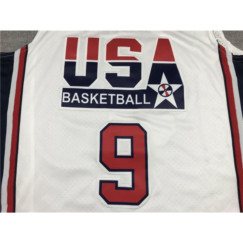 Áo Bóng Rổ Thể Thao Không Tay Chất Lượng Áo Ba Lỗ Thêu Họa Tiết Jersey 9 Màu Trắng Thời Trang Cao Cấp