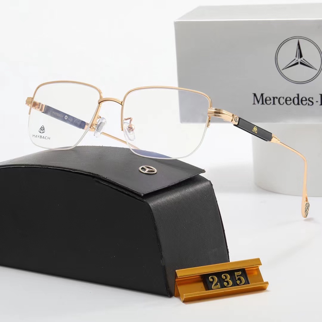 Kính Bảo Hộ Chống Ánh Sáng Xanh Chất Liệu PC Khung Kim Loại Thương Hiệu Ý Cho Xe Hơi Maybach Benz 2023