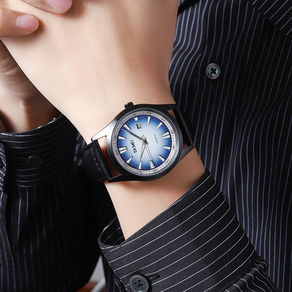 Đồng Hồ Thể Thao SKMEI 2023 Chống Nước Với Dây Đeo Da Dạ Quang Cho Nam