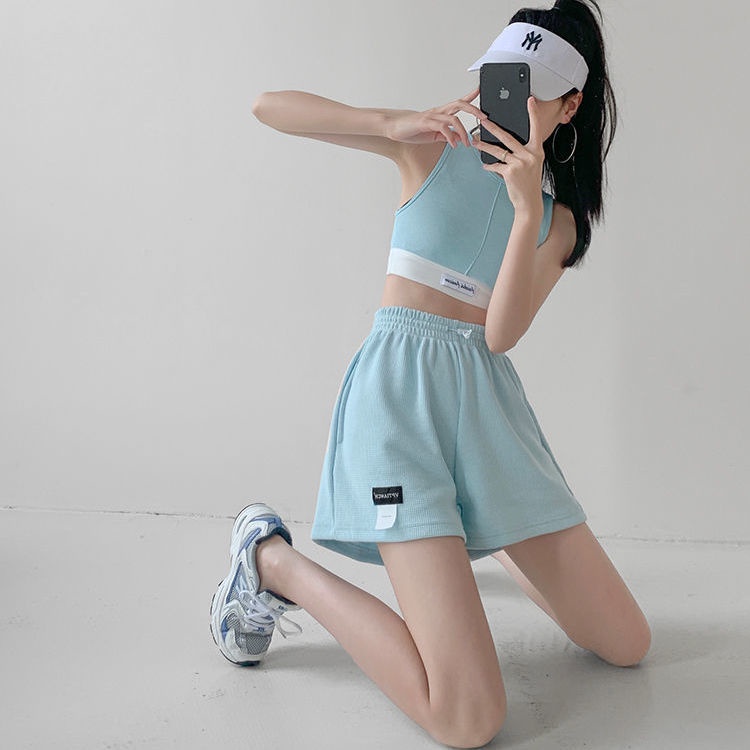 [Hàng Mới Về] Quần Short Thể Thao Lưng Thun Ống Rộng Dáng Chữ a Cỡ Lớn Thoải Mái Thời Trang Xuân Hè Cho Nữ