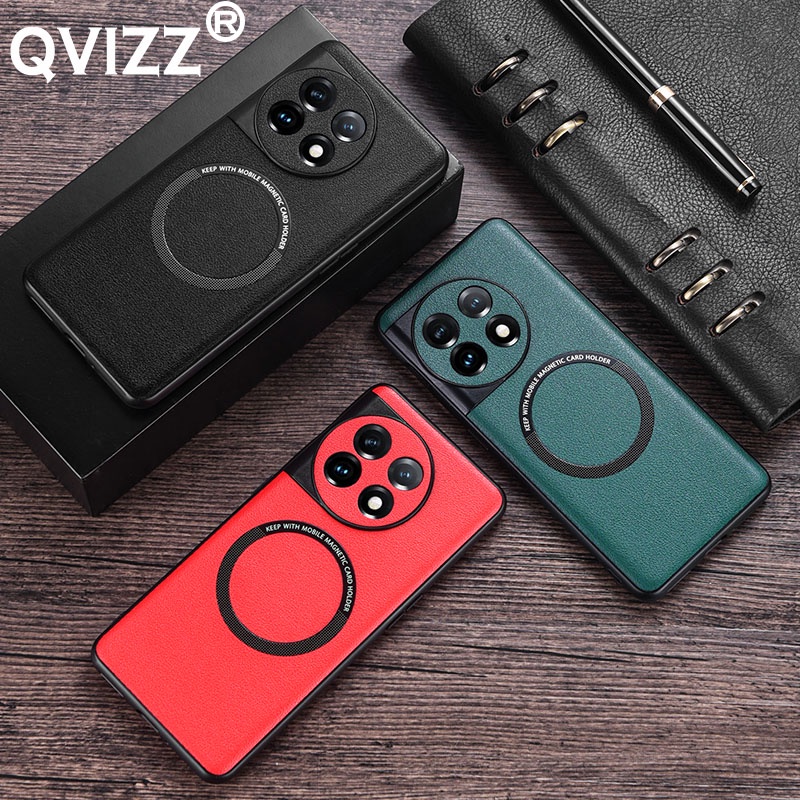 Ốp Điện Thoại Da Viền Silicon Dẻo Kiểu Giáp Chống Sốc Sang Trọng Cho OnePlus 11 11R ACE2 ACE 2