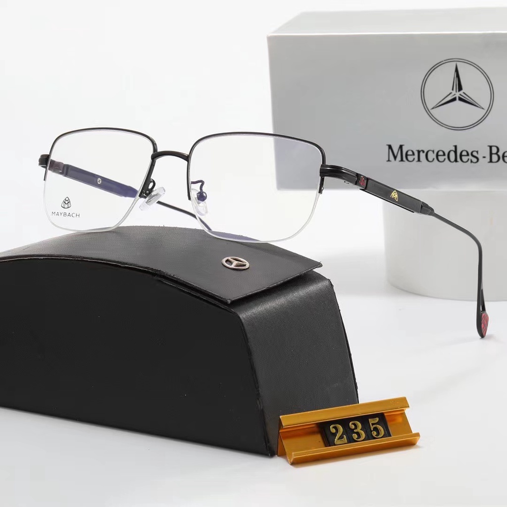 Kính Bảo Hộ Chống Ánh Sáng Xanh Chất Liệu PC Khung Kim Loại Thương Hiệu Ý Cho Xe Hơi Maybach Benz 2023