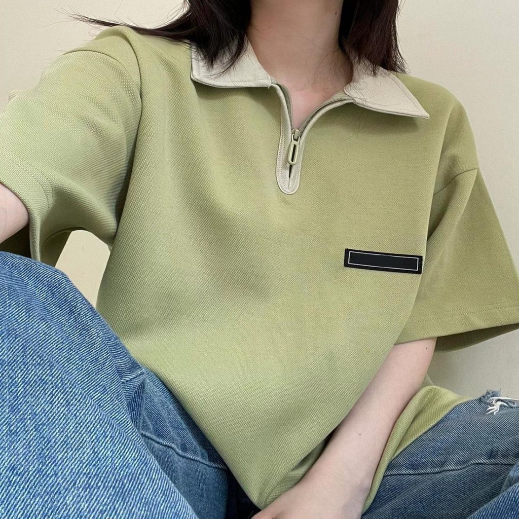 Áo Thun polo Tay Ngắn Dáng Rộng Cỡ Lớn 2-300KG Thoải Mái Thời Trang Mùa Hè Cho Nữ