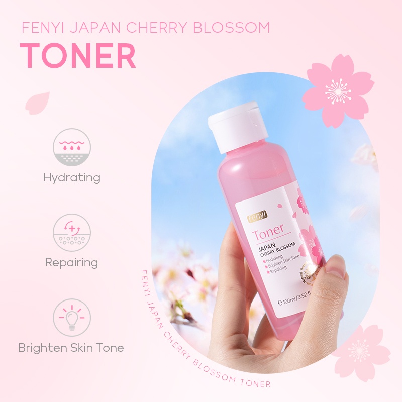 Toner FENYI hoa anh đào Nhật Bản dưỡng ẩm làm sáng da cao cấp 100ml