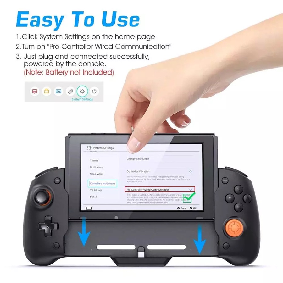 Tay Cầm Chơi Game Trái Phải Không Dây TNS-19252 Cho Nintendo Switch