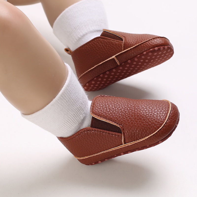 Giày Lười Vải Cotton Mềm Mại Cho Bé Trai 0-18 Tháng Tuổi