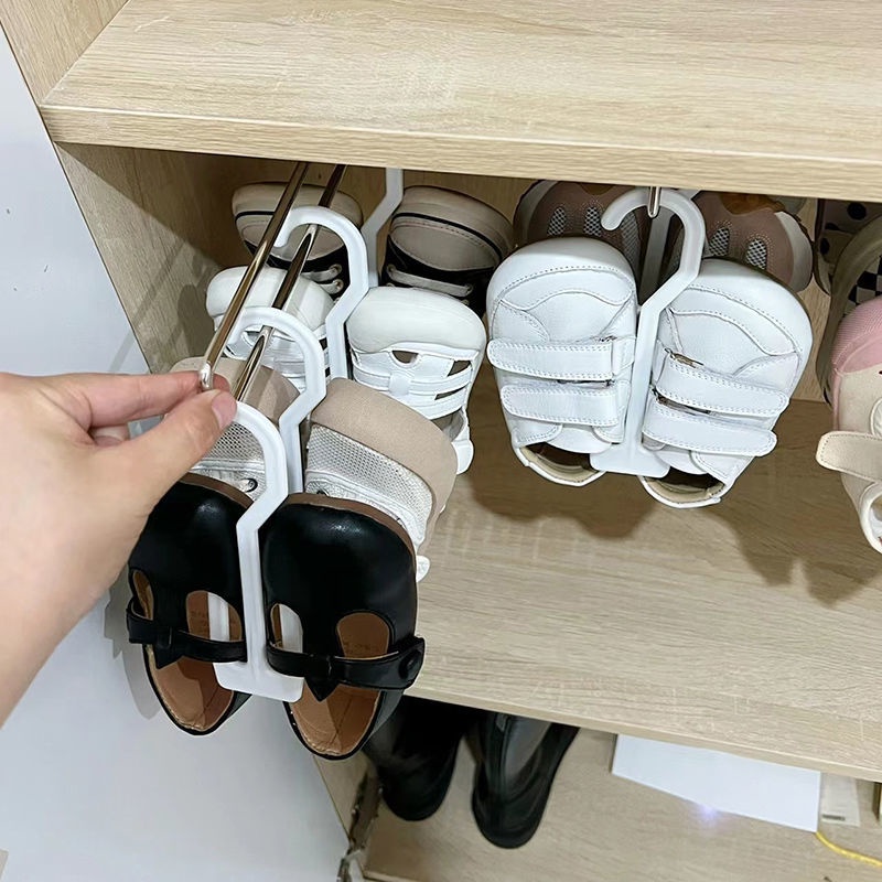 Giá Để Giày Dép Tiết Kiệm Không Gian Có Móc Kéo Cho Trẻ Em