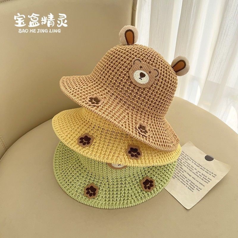Nón Tai Bèo Đan Cói Chống Nắng Thời Trang 2023 Cho Bé