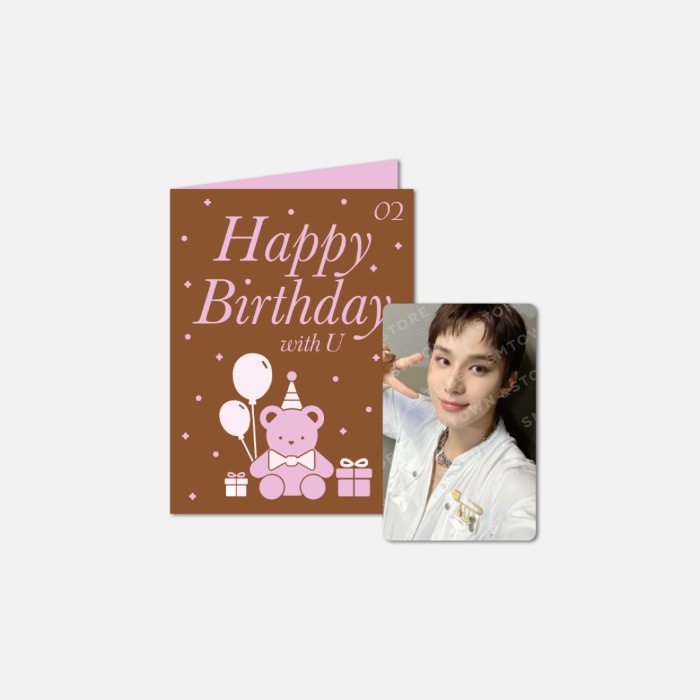 JUNGWOO ARTIST BIRTHDAY CARD