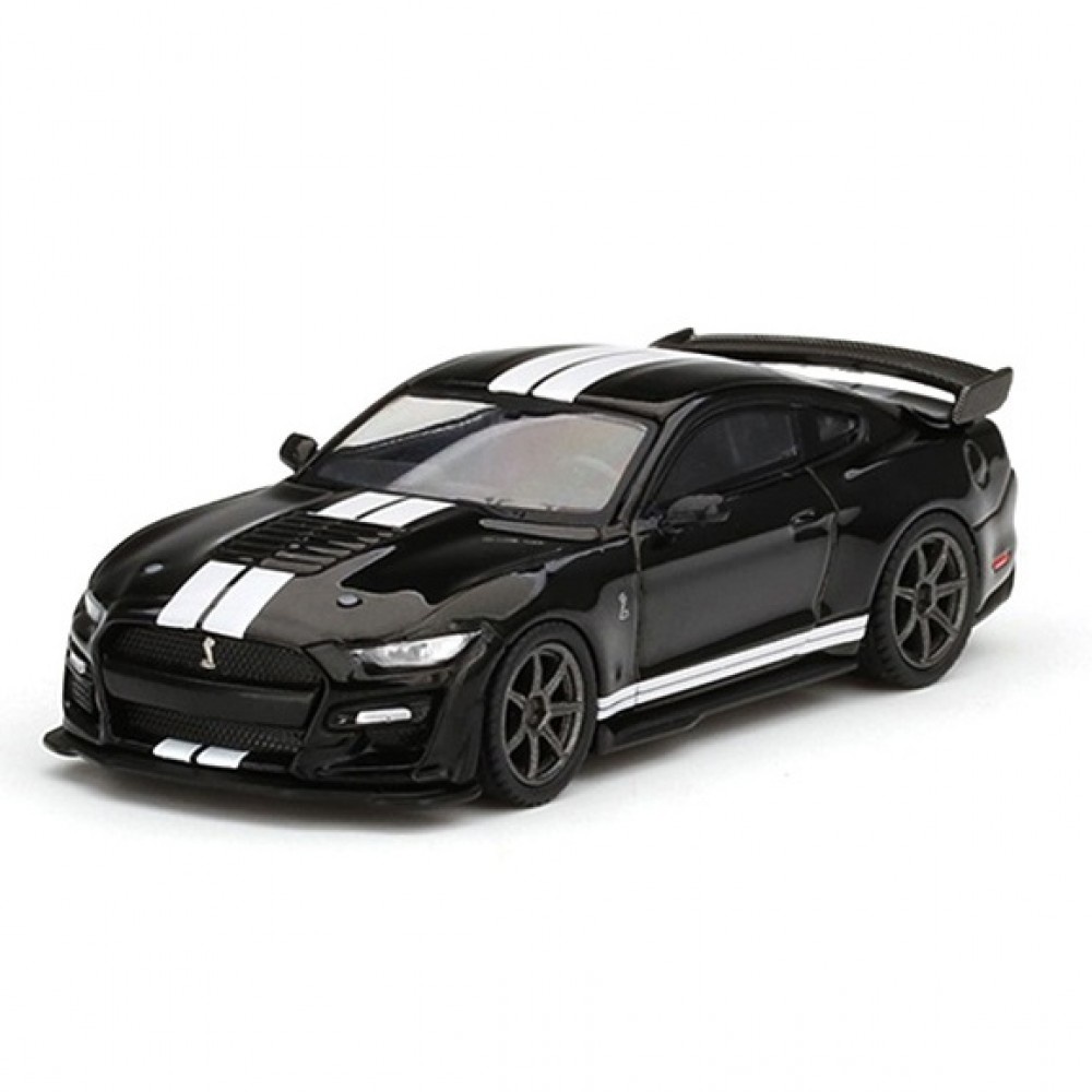Mini GT MGT00334-R 334 1 / 64 FORD MUSTANG SHELBY GT500 Shadow Black RHD DIECAST SCALE Model Car