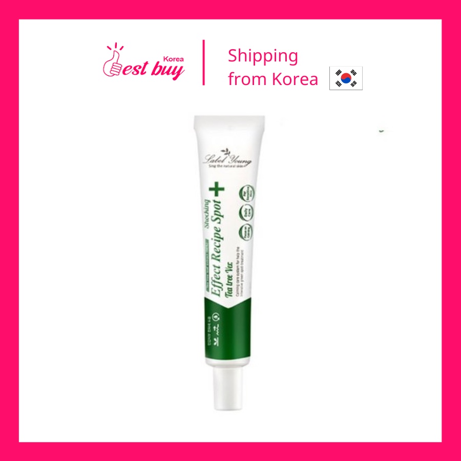 Kem tràm trà cho da mụn Labelyoung Shocking Effect Recipe Tea Tree Spot 30ml