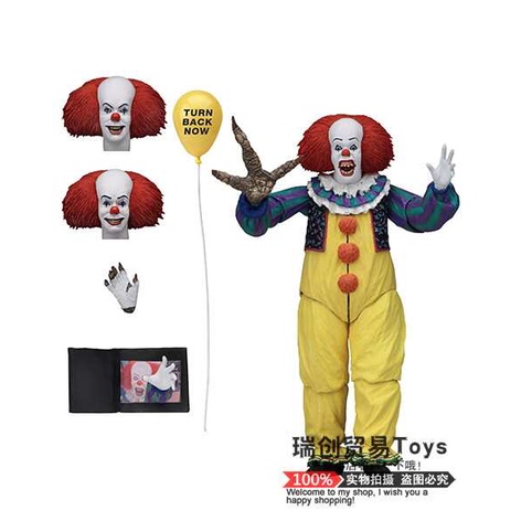 Neca Mô Hình Chú Hề 1990 Phiên Bản Cũ 23.3cm