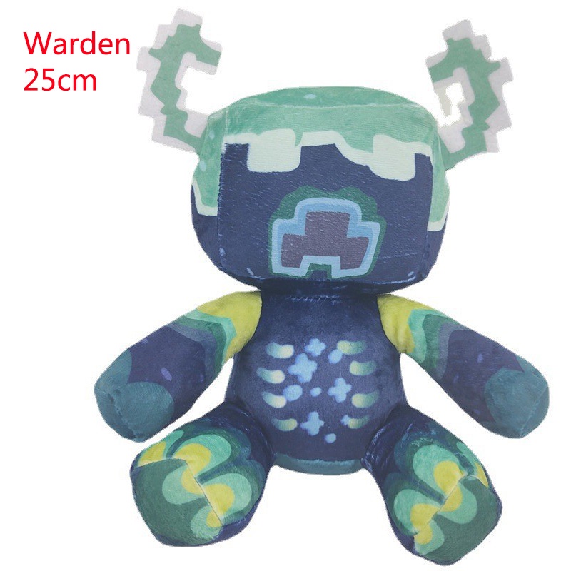 Búp bê xinh xắn Minecraft Thú Nhồi Bông Pelucia My World Wolf Warden Steve Creeper Rag Doll Kid Toy