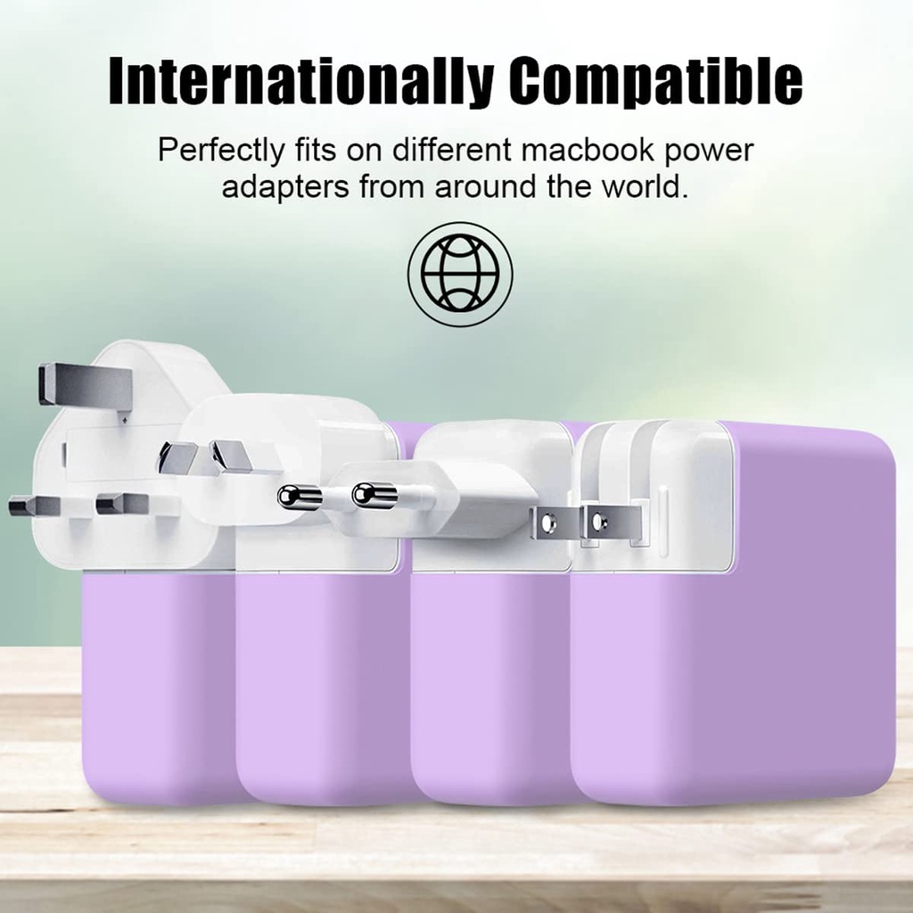 Ốp Bảo Vệ Sạc Bằng Silicon Mềm Cho Macbook Air / Pro 13 14 15 16 inch A2337 A2338 A2442 30W 60W 61W 67W 96w 140w Air 13.6 M2 A2681 35W