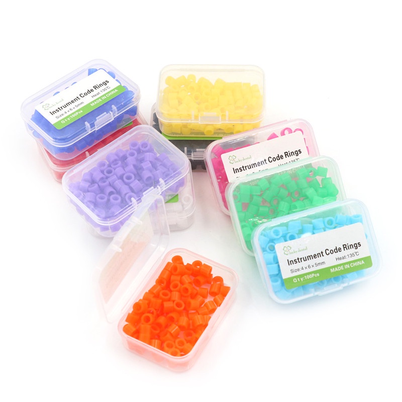 Bộ 100 Vòng silicone Nhiều Màu Sắc