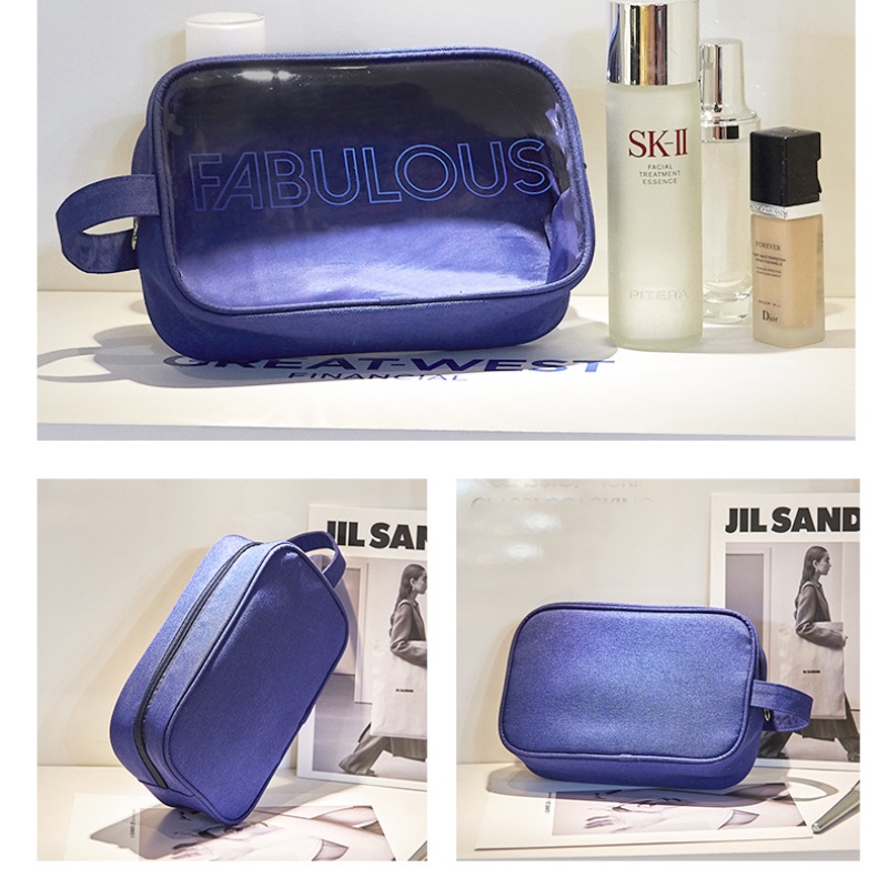 Túi Đựng Mỹ Phẩm Du Lịch Bằng Chất Liệu pvc Chống Thấm Nước Kích Cỡ Lớn