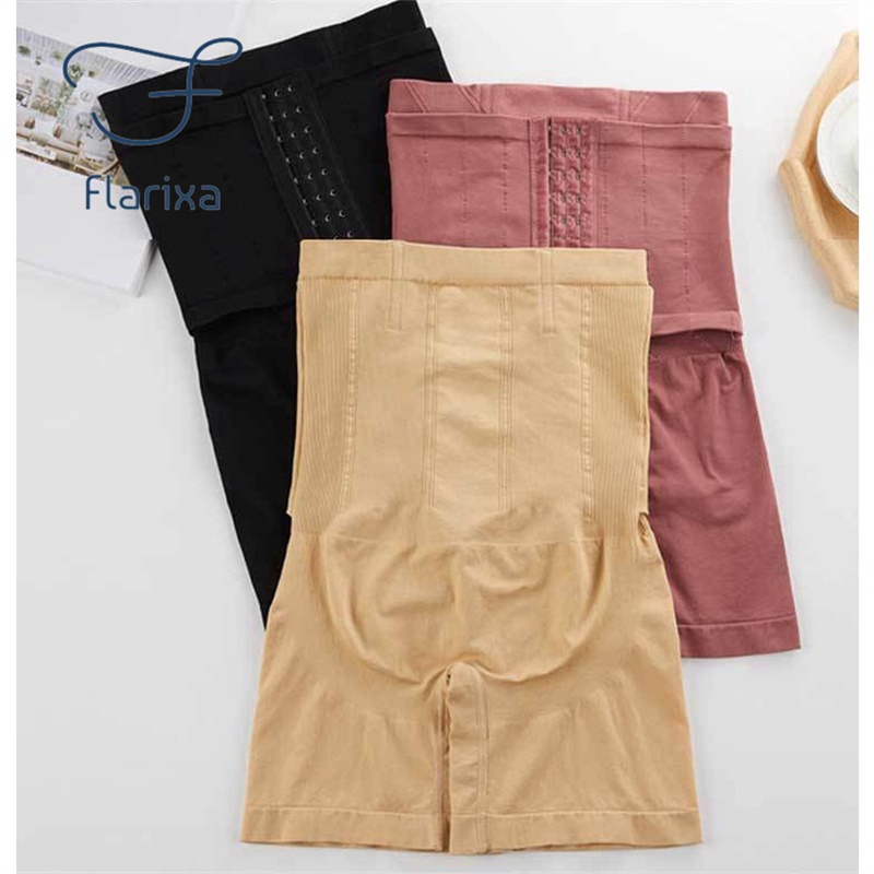Flarixa Quần Lót Lưng Cao Định Hình Eo Thon Plus Size Cho Nữ