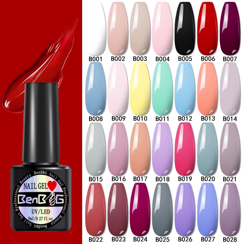 Gel Sơn Bóng Móng Tay 8ml B001-B046