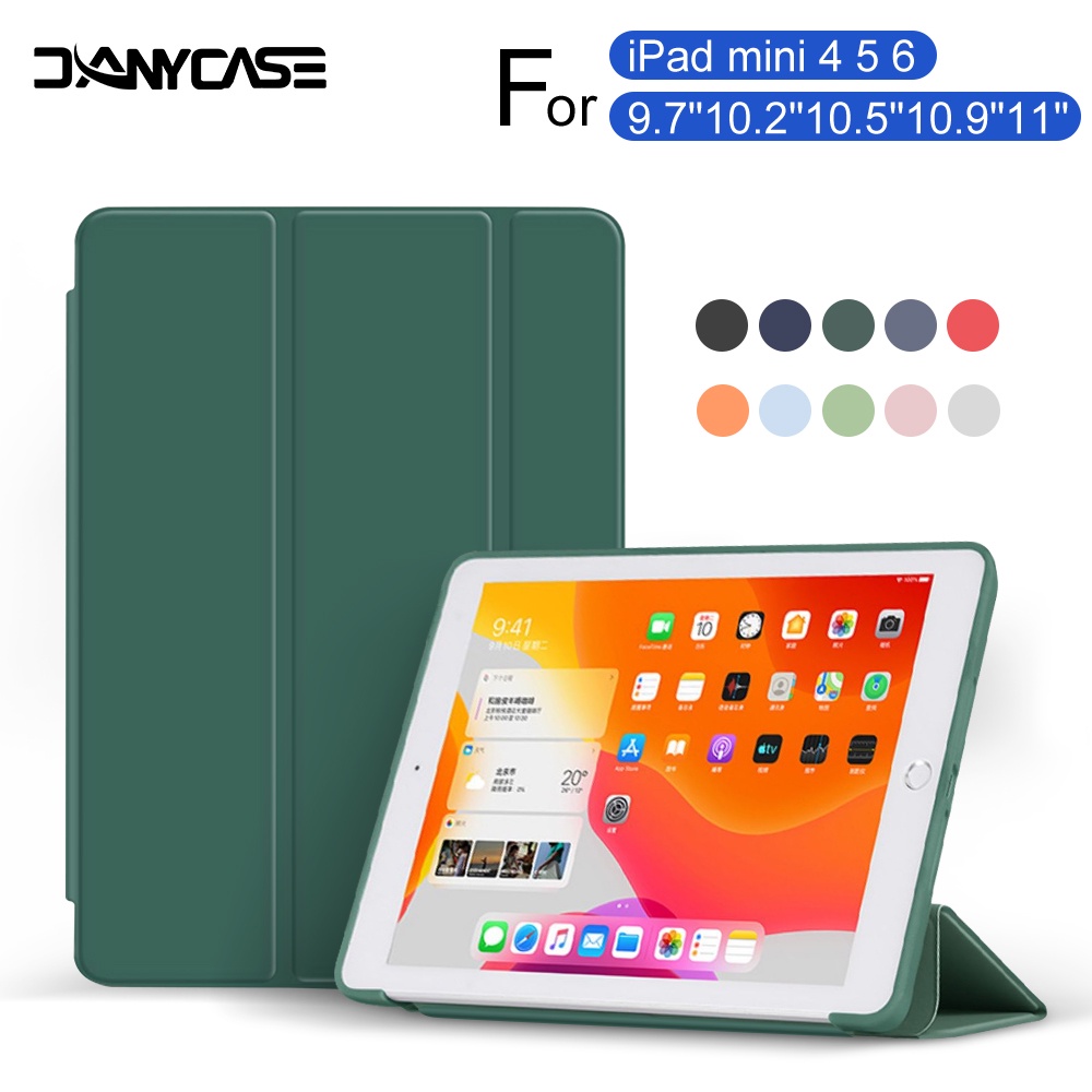 Bao Da Máy Tính Bảng Bảo Vệ Cho iPad Mini 6 Air 1 / 2 Air 3 10.5 Pro Air 4 5 10.9 Mini 4 5