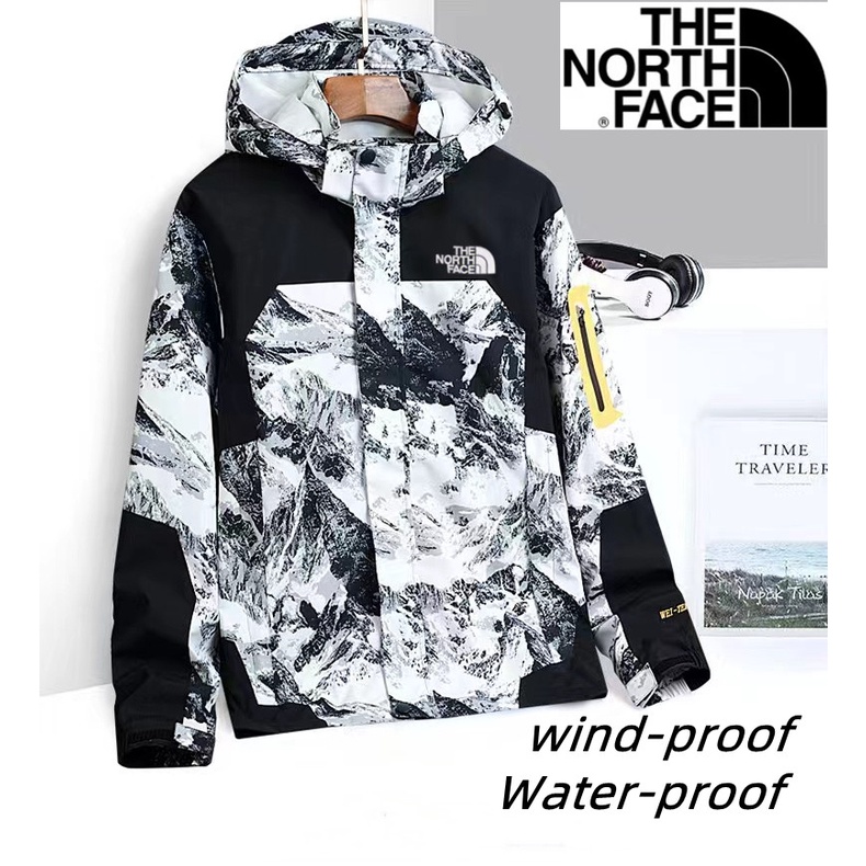 Áo Khoác The North Face Có Mũ Trùm Chống Thấm Nước Thoáng Khí Dành Cho Nam Và Nữ