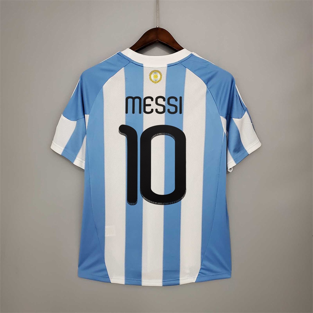 Áo Thun Bóng Đá Đội Tuyển Argentina Mùa Giải 2010