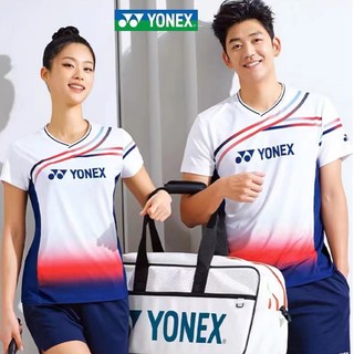 Áo thun thể thao cầu lông Yonex thoáng khí và thoải mái cho nam nữ áo thun cầu lông trẻ em