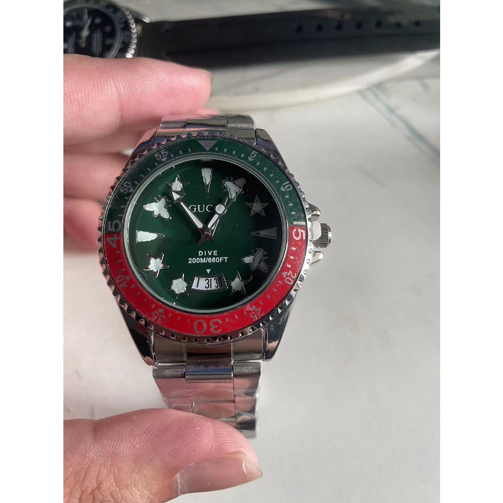 Đồng Hồ Rolex Mặt Lớn Dây Thép Không Gỉ Thời Trang Cho Nam