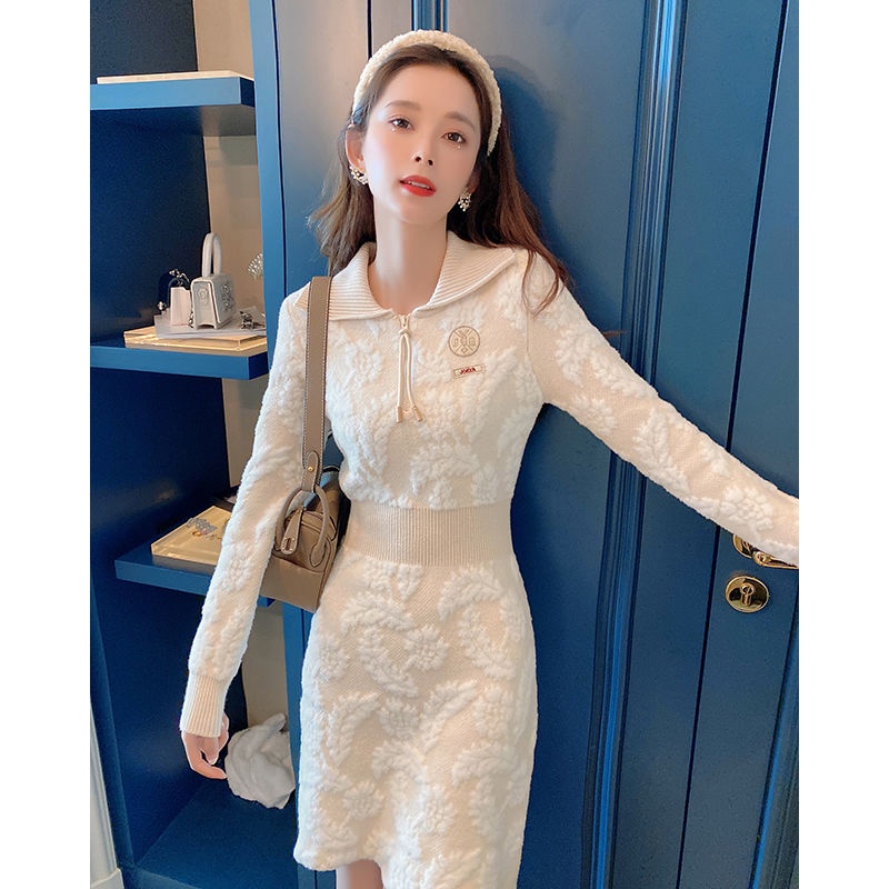 Chiếc váy mới của các cô gái là 0306M, váy dệt bằng kim loại mới vào mùa thu năm nay, người phụ nữ nhỏ nhắn, nhỏ nhắn với áo len bên trong mùa thu năm nay.