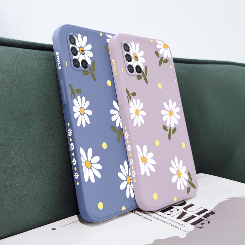 Ốp Lưng Silicone DẻO HìNh Hoa CúC Cho Samsung Galaxy A54 A34 A24 A14 A04 A04S A04E 4G 5G