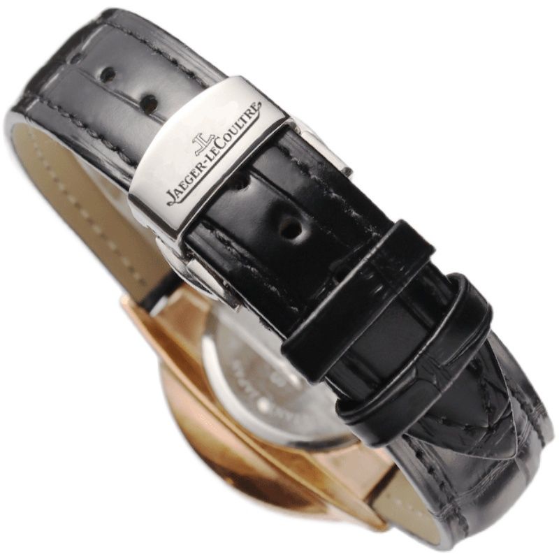 3/14✈Dây Đồng Hồ Đeo Tay Jaeger-LeCoultre Họa Tiết Da Cá Sấu Mặt Trăng Dành Cho Nam Và Nữ leath