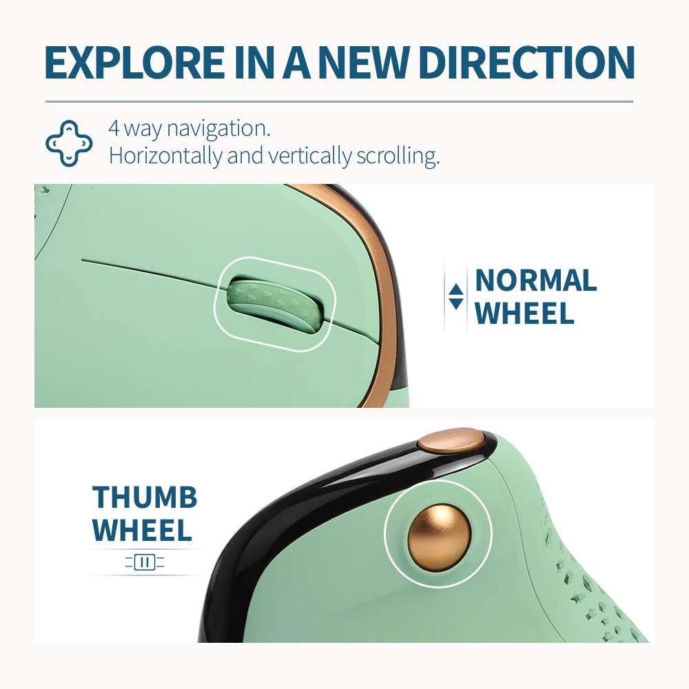 Chuột Bluetooth Không Dây Delux M618XSD Có Màn Hình OLED 4000DPI 1000mA Cho PC Laptop