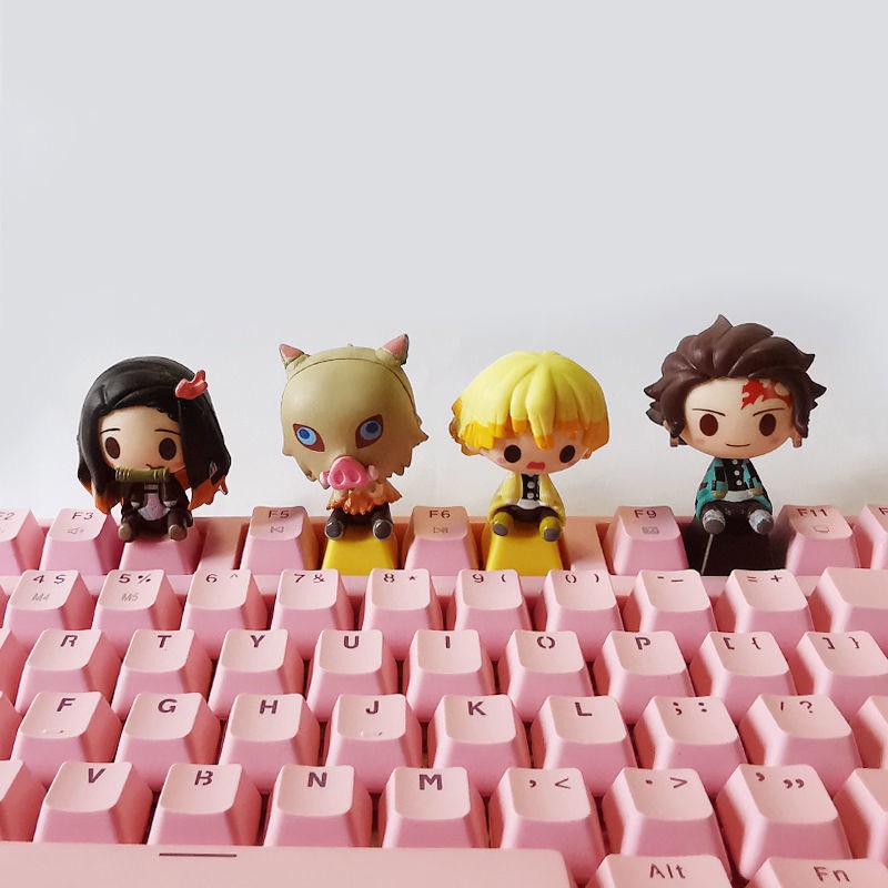 Nút Bàn Phím Cơ Kamado Tanjirou Nezuko Inosuke Zenitsu Kanao ESC OEMR4