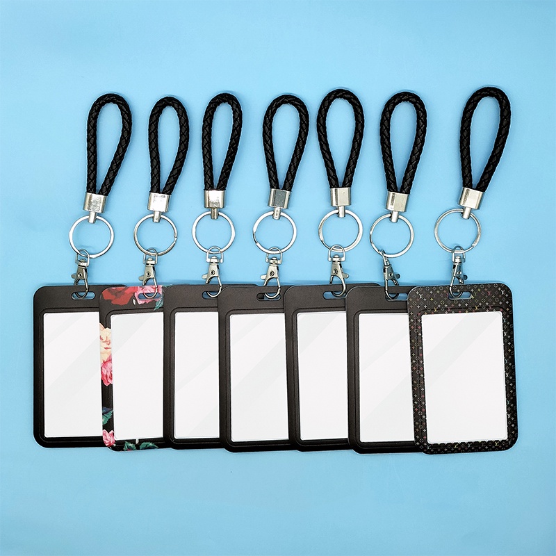 14 Designs ID Card Sleeve Wrist Strap Long Neck Lanyard ID Tag Card Holder Sling For Keychain Bus Badge Case Protector
